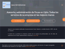 Tablet Screenshot of administradordefincasgijon.com